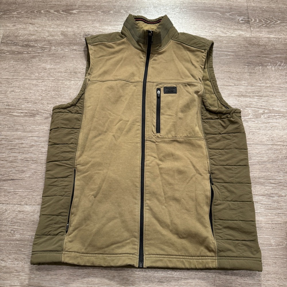 Abercrombie & Fitch Tan and Olive Vest
